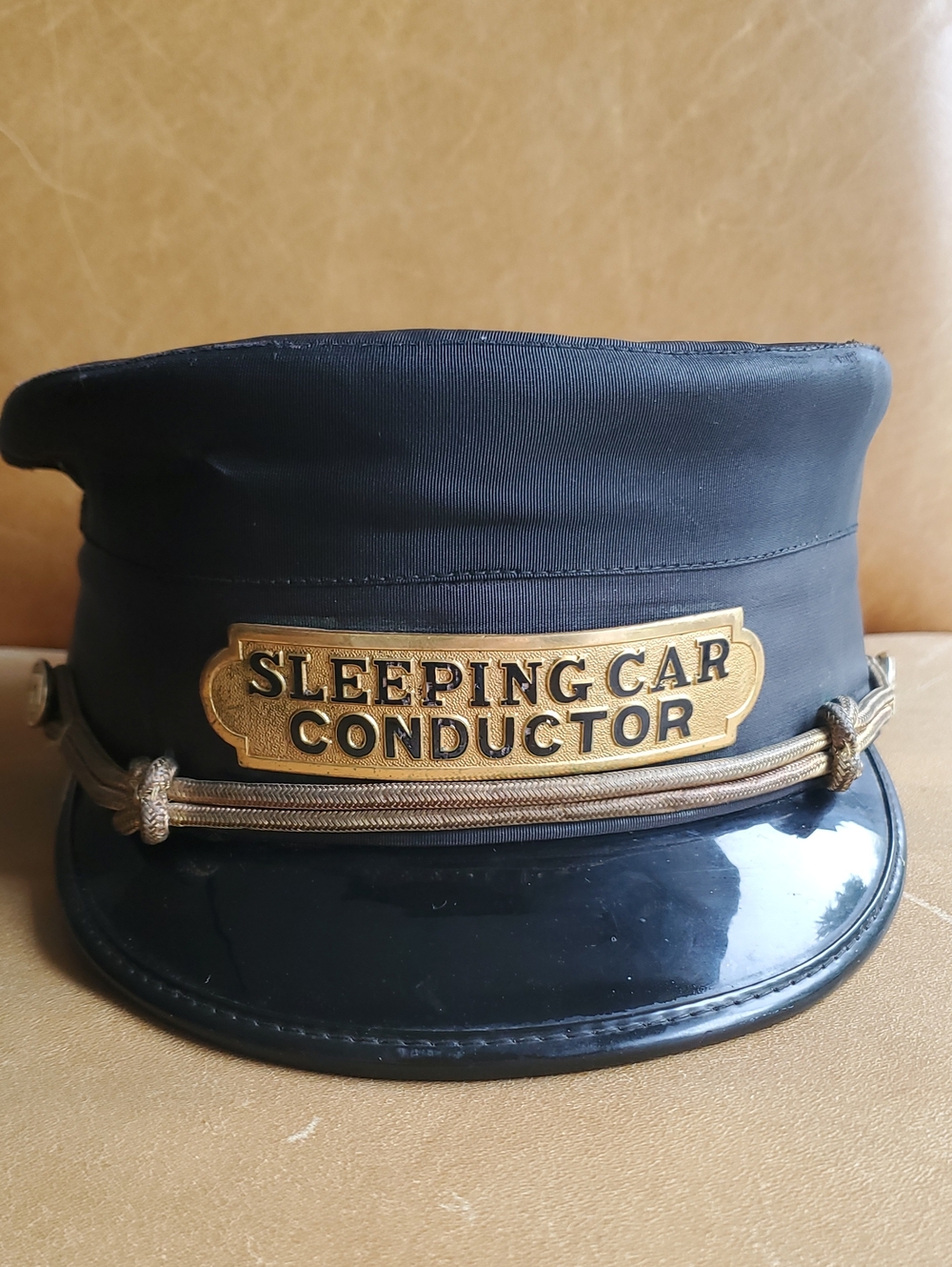 Authentic William Scully Vintage Sleeping Car Train Conductor Hat Halloween